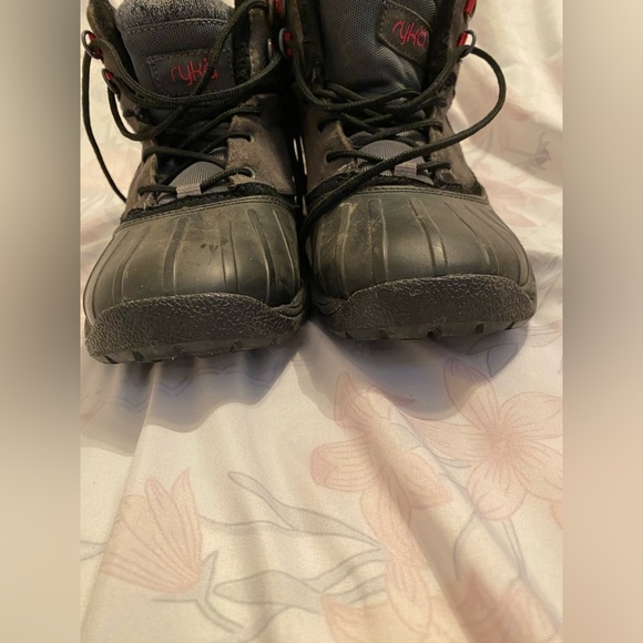 Ryka Mallory womens duck boots size 9.5 warm waterproof lace up winter suede - Picture 7 of 9